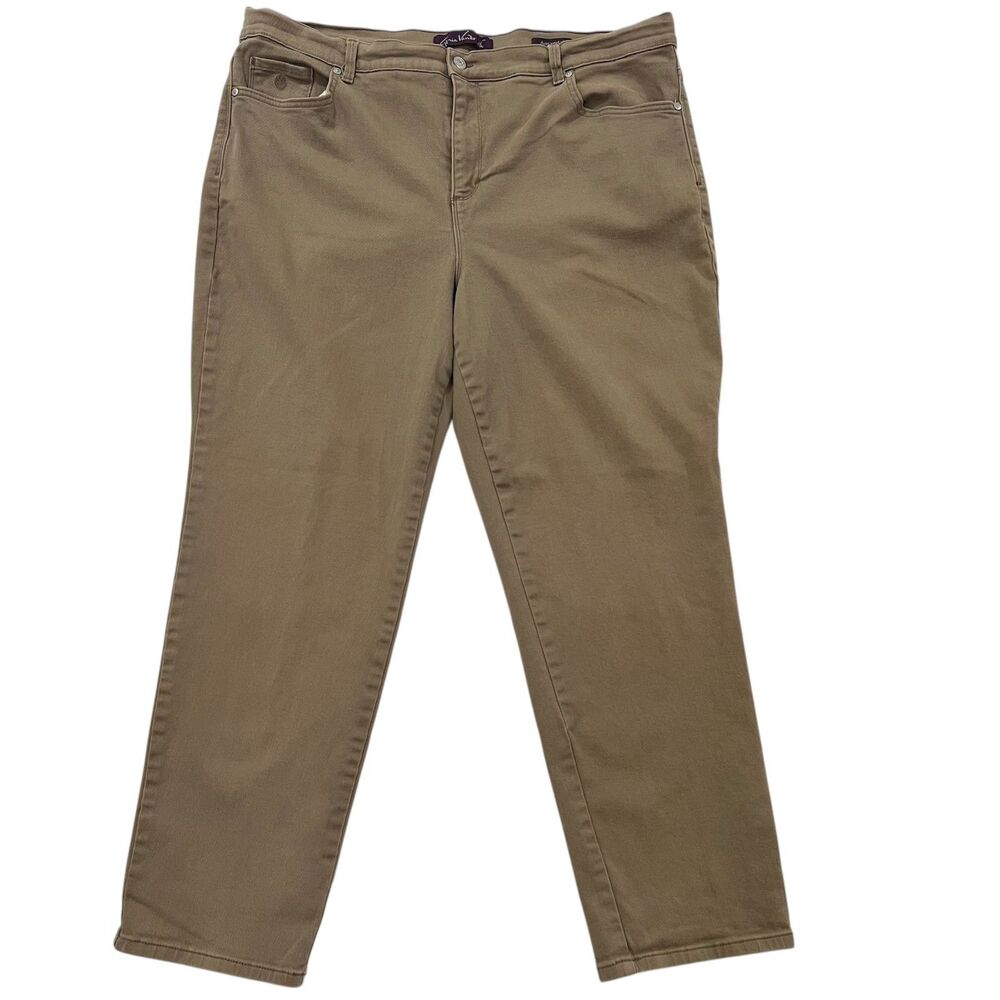 Gloria Vanderbilt Amanda Jeans Womens Plus Size 20W